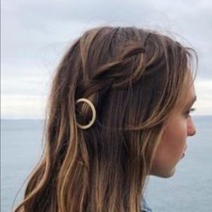 Madewell Gold Circle Barrette